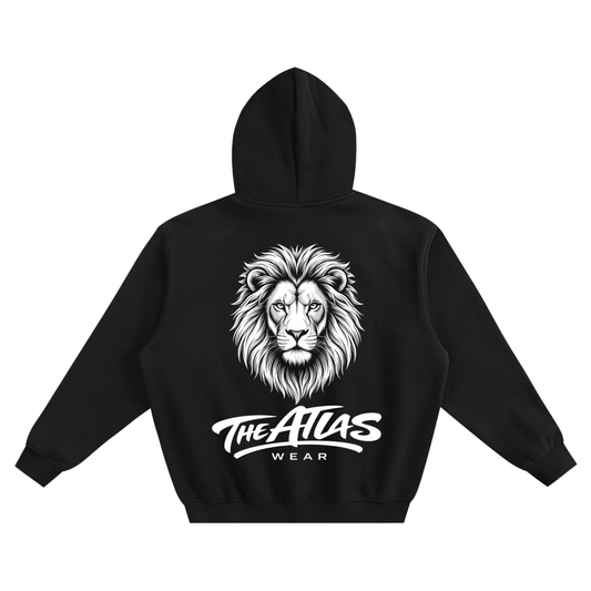 atlas lion hoodie,hoodie,for him,gift for him,lion hoodie,Free shipping,350 gsm hoodie,premium oversized hoodie,luxury streetwear hoodie